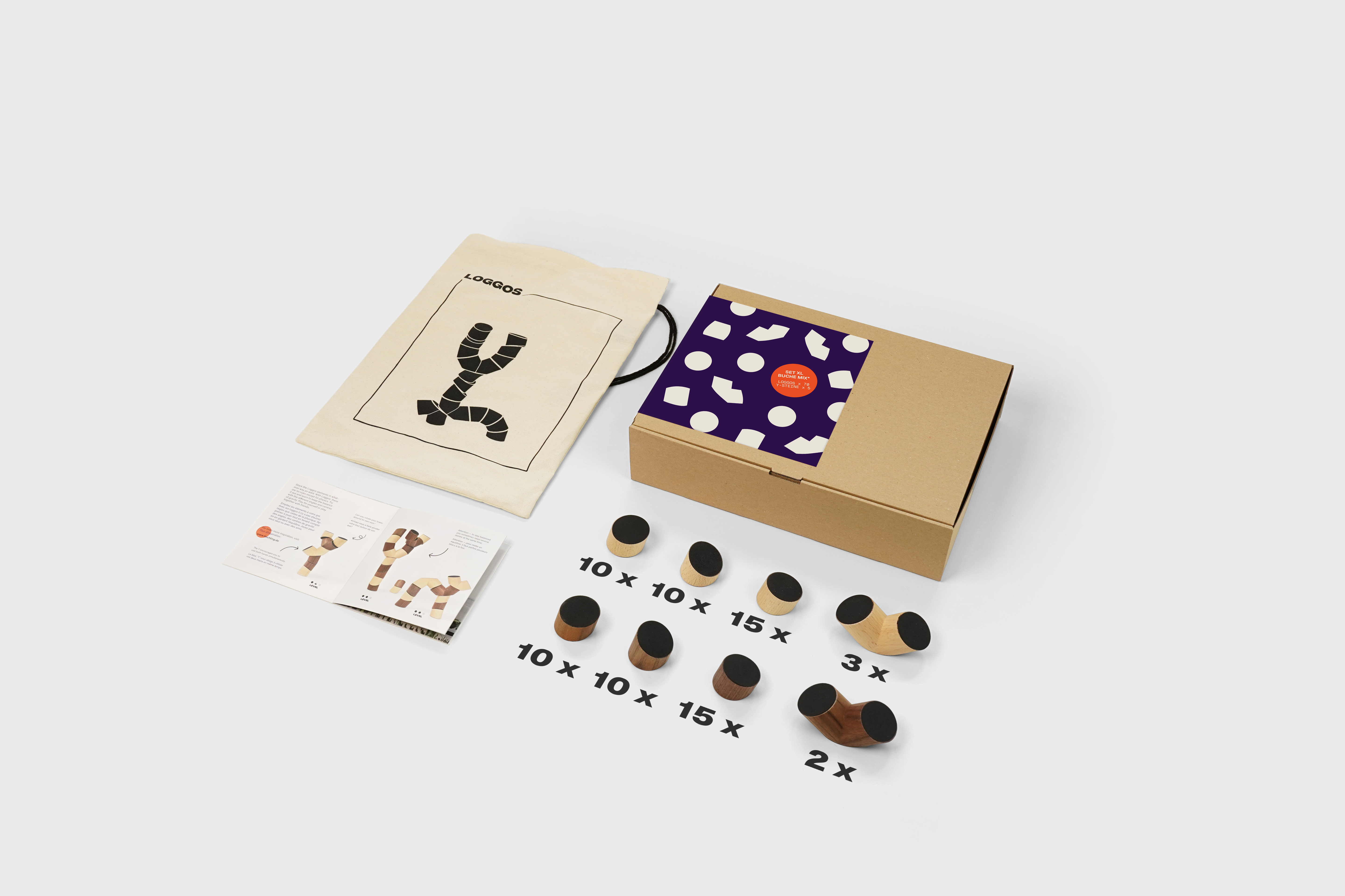 Loggos - Konstruktionsspiel für Gruppen (XL-Set)