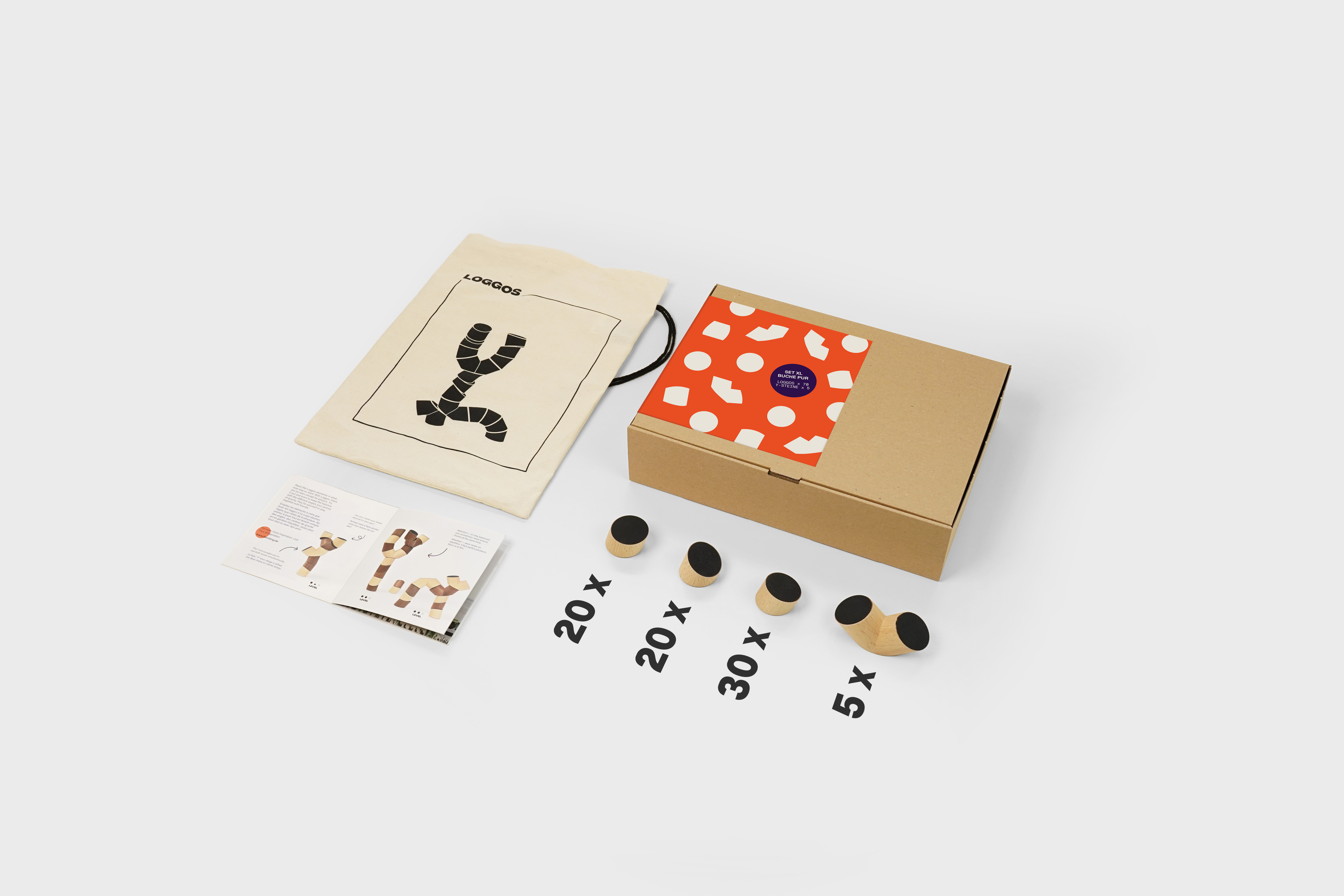 Loggos - Konstruktionsspiel für Gruppen (XL-Set)